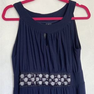 Formal navy blue dress. Worn only 1 time.
